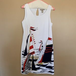 Banana Republic White shift dress Size 4